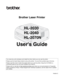 Page 1Brother Laser Printer
HL-2030
HL-2040
 HL-2070N
Users Guide
Version 2
You must set up the hardware and install the driver before you can use the printer.
Please use the Quick Setup Guide to set up the printer. You can find a printed copy in the box.
Please read this User’s Guide thoroughly before you use the printer. Keep the CD-ROM in a 
convenient place so you can use it quickly if you need to.
Please visit our web site at http://solutions.brother.com
 where you can get answers to Frequently 
Asked...