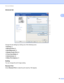 Page 34Driver and Software 
30
2
Advanced tab2
 
Change the tab settings by clicking one of the following icons:
Scaling (1)
Reverse Print (2)
Use Watermark (3)
Header-Footer Print (4)
Toner Save Mode (5)
Administrator (6)
Other Print Options (7)
Scaling2
You can change the print image scaling.
Reverse Print2
Check Reverse Print to rotate the print result by 180 degrees.
1
2
3
4
5
6
7
 