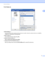 Page 38Driver and Software 
34
2
Print Profiles tab2
 
Print Profiles (1)
The printer driver of the machine has the preset print profiles. Select the desired profile and click OK to 
configure the desirable print settings easily.
Edit a profile (2)
You can edit and save a new print profile.
Restore default profiles (3)
Click to restore all the default print profiles.
 Always show Print Profile tab first (4)
When you always want to show the Print Profiles tab first, select this check box.
1
3
2
4
 