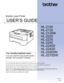 Page 1USER’S GUIDE
Brother Laser Printer
HL-2130
HL-2132
HL-2135W
HL-2220
HL-2230
HL-2240
HL-2240D
HL-2242D
HL-2250DN
HL-2270DW
 
For visually-impaired users
You can read this manual with Screen 
Reader ‘text-to-speech’ software.
You must set up the hardware and install the driver before you can use the machine.
Please use the Quick Setup Guide to set up the machine. You can find a printed copy in the box.
Please read this User’s Guide thoroughly before you use the machine.
Please visit us at...