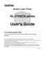 Page 1Brother Laser Printer
HL-2700CN series
Users Guide
Version 5
For visually-impaired users
You can read this manual with Screen Reader ‘text-to-speech’ 
software.
You must set up the hardware and install the driver before you can use the printer.
Please use the Quick Setup Guide to set up the printer. You can find a printed copy in the box or view 
it on the CD-ROM we have supplied.
Please read this User’s Guide thoroughly before you use the printer. Keep the CD-ROM in a 
convenient place so you can use it...