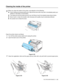 Page 128ROUTINE MAINTENANCE   5 - 23
Cleaning the inside of the printer
Clean the printer interior as follows:
1Turn off the printer power switch and unplug the printer.
2Open the back cover of the printer.
Figure 5-33
3Clean the registration roller and the paper pick-up roller with a dry soft cloth to prevent paper jams.
When you clean the inside of the printer, pay attention to the following:
■If your clothes are smeared with toner, wipe off the toner with a dry cloth. Immediately wash your 
clothes in cold...