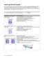 Page 1496 - 16   TROUBLESHOOTING
Improving the print quality
If you are having problems with print quality, please do a test print first (press the Set button 3 times).
If the problem appears on the printout, then match it to one of the examples below and follow the 
recommendation. If the problem does not appear on the test print, please check driver settings and the 
interface cables as the problem may not lie with printer.
You can resolve a print quality problem by replacing a toner cartridge with a new one...