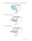 Page 26ABOUT THIS PRINTER   1 - 18
2Open the back output tray, and then pull out the face up output tray support if necessary.
Figure 1-20
3Open the MP tray and lower it gently.
Figure 1-21
4Pull out the MP tray support flap.
Figure 1-22
 