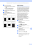 Page 83
PhotoCapture Center®: Printing photos from a memory card or USB Flash memory drive69
11
iDo one of the following:„ To choose the number of copies go 
to  j.
„ If you have finished choosing 
settings, press  Color Start.
jEnter the number of copies you want. 
Press OK.
kPress  Color Start  to print.
The printing positions when using Letter are 
shown below.
DPOF printing11
DPOF stands for Digital Print Order Format.
Major digital camera manufacturers (Canon 
Inc., Eastman Kodak Company, FUJIFILM...