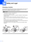 Page 84
74
A
Choosing a locationA
Put your machine on a flat, stable surface that is free of vibration and shocks, such as a desk. Put 
the machine near a telephone socket and a standard, grounded electrical socket. Choose a 
location where the temperature remains between 10 °C and 35 °C.
CAUTION 
• Avoid placing your machine in a high-traffic area.
• Avoid placing your machine on a carpet.
• DO NOT put the machine near heaters, air conditioners, refrigerators, medical equipment, 
chemicals or water. 
• DO NOT...