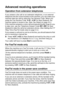 Page 170A - 14   APPENDIX A
Advanced receiving operations
Operation from extension telephones
If you answer a fax call on an extension telephone, or an external 
telephone into the correct socket on the machine, you can make your 
machine take the call by using the Fax Receive Code. When you 
press the Fax Receive Code 
51 (91 for New Zealand), the 
machine starts to receive a fax. (See Fax Detect on page 4-4.) 
If the machine answers a voice call and pseudo/double-rings for you 
to take over, use the Telephone...