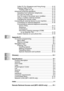 Page 18xvi
Caller ID (For Singapore and Hong Kong)............... A-12
Viewing Caller ID List............................................... A-13
Printing Caller ID List ........................................... A-13
Advanced receiving operations...................................... A-14
Operation from extension telephones ...................... A-14
For Fax/Tel mode only ............................................. A-14
Fax/Tel mode in the power save condition .............. A-14
Using a cordless external...