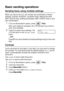 Page 483 - 6   SETUP SEND
Basic sending operations
Sending faxes using multiple settings
When you send a fax you can choose any combination of these 
settings: contrast, resolution, overseas mode, delayed fax timer 
(MFC-425CN only), polling transmission (MFC-425CN only) or real 
time transmission.
1If it is not illuminated in green, press   (Fax).
After each setting is accepted, the LCD will ask if you want to 
enter more settings:
2Press 1 to select more settings. The 
LCD will return to the Setup Send...