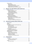 Page 13
xi
Storing numbers .................................................................................................. 66Storing a pause ............................................................................................. 66
Storing Speed-Dial numbers ......................................................................... 66
Changing Speed-Dial names or numbers ..................................................... 67
Setting up groups for...