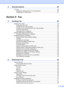 Page 11
ix
4 Security features 26
TX Lock ............................................................................................................... 26Setting and changing the TX Lock password ................................................ 26
Turning the TX Lock on/off ............................................................................ 27
Section II Fax
5 Sending a fax 30
Entering Fax mode .............................................................................................. 30Faxing...