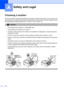 Page 122
106
A
Choosing a locationA
Put your machine on a flat, stable surface that is free of vibration and shocks, such as a desk. Put 
the machine near a telephone wall jack and a standar d AC power outlet. Choose a location where 
the temperature remains between 50 ° F and 95 ° F (10 °C and 35 ° C).
CAUTION 
• Avoid placing your machine in a high-traffic area.
• Avoid placing your machine on a carpet.
• DO NOT put the machine near heaters, air conditioners, refrigerators, medical equipment, 
chemicals or...