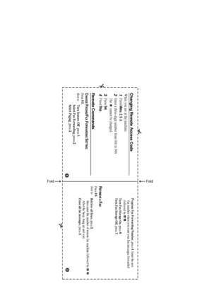 Page 229
R - 2   
Press
 Menu
, 2, 5, 3.
When you are at the machine:
fax number where you want your fax messages forwarded
followed by         .
Program Fax Forwarding Number,
 press 
4. Enter the new
   
 
Turn Fax Storage On
, press 
6.
Turn Fax Storage Off
, press 
7.
RETRIEVE A 
FAX
Press 
9 6
then to
Retrieve all faxes , press 
2,
then enter the number of remote fax machine followed by         . 
After the beep, hang up and wait.
Erase all fax messages , press 3.
Changing Remote Access Code1
2Enter a...