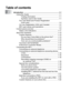 Page 14
xii
Table of contents
1Introduction .......................................................................... 1-1Using this Guide ............................................................... 1-1 Finding information ................................................. 1-1
Symbols used in this Guide .................................... 1-1
Fax Test Sheet and Product Registration (USA only) .............................................................. 1-2
On-Line Registration (USA and Canada)...