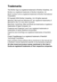 Page 161
IMPORTANT INFORMATION   11 - 8
Trademarks
The Brother logo is a registered trademark of Brother Industries, Ltd.
Brother is a registered trademark of Brother Industries, Ltd.
Multi-Function Link is a registered trademark of Brother International 
Corporation.
© Copyright 2004 Brother Industries, Ltd. All rights reserved.
Windows, Microsoft and Windows NT are registered trademarks of 
Microsoft in the U.S. and other countries.
Macintosh, QuickDraw, iMac and iBook are trademarks or registered 
trademarks...