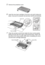 Page 193
TROUBLESHOOTING AND ROUTINE MAINTENANCE   12 - 32
5Remove the protective cover.
6Insert the new toner cartridge in the drum unit until it clicks into 
place. If you put it in properly, the lock lever will lift automatically.
7Clean the primary corona wire inside the drum unit by gently 
sliding the blue tab from right to left several times. Return the 
blue tab to the Home position (▼) before reinstalling the drum 
unit and toner cartridge assembly.
Toner Cartridge Drum Unit
Corona Wire
Tab
Home...