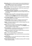 Page 211
GLOSSARY   G - 4
Manual fax  When you lift the handset of your external telephone or 
press 
Hook so you can hear the receiving fax machine answer 
before you press Start to begin transmission.
Menu mode   Programming mode for changing your MFC’s settings.
MFL-Pro Suite   Turns your MFC into a printer and a scanner and 
enables PC faxing using the MFC.
OCR (optical character recognition)   The bundled ScanSoft
® 
OmniPage® software application converts an image of text to text 
you can edit.
One-Touch...