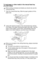 Page 50
2 - 7   PAPER
To load paper or other media in the manual feed tray 
(For MFC-8440)
1Open the manual feed tray. Slide the paper guides to fit the 
paper size.
2Using both hands put paper in the manual feed tray until the 
front edge of the paper touches the paper feed roller. Hold the 
paper in this position until the MFC automatically feeds the 
paper in for a short distance, and then let go of the paper.
When printing envelopes and labels you should only use the 
manual feed tray.
When you put paper in...