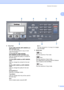 Page 21General information
7
1
8 Copy keys Duplex (MFC-8670DN, MFC-8860DN and 
MFC-8870DW only)
You can choose Duplex to copy on both 
sides of the paper.
Contrast/Quality (MFC-8670DN, 
MFC-8860DN and MFC-8870DW only)
Lets you change the quality or contrast for 
the next copy.
Contrast (MFC-8460N and MFC-8660DN 
only)
Lets you change the contrast for the next 
copy.
Quality (MFC-8460N and MFC-8660DN 
only)
Lets you change the quality for the next 
copy.
Enlarge/Reduce
Reduces or enlarges copies.
Tray Select...