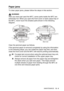 Page 167
TROUBLESHOOTING AND ROUTINE MAINTENANCE   12 - 6
Paper jams
To clear paper jams, please follow the steps in this section.
WARNING
After you have just used the MFC, some parts inside the MFC are 
extremely hot. When you open the front cover or back output tray of 
the MFC, never touch the shaded parts shown in the following 
diagram.
Clear the jammed paper as follows. 
If the jammed paper is removed completely by using the information 
in the following steps, you can install the paper tray first, and...