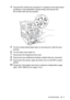 Page 205
OPTIONAL ACCESSORIES   13 - 7
4Plug the NC-9100h into connector P1 located on the main board 
as shown in the illustration (press firmly) and secure the 
NC-9100h with the two screws.
5Put the metal shield plate back on and secure it with the two 
screws.
6Put the side cover back on.
7Reconnect the telephone line cord.
8Reconnect any additional interface cables that you removed.
9Reconnect the power cable and then turn on the MFC power 
switch. 
10Press the Test switch and print a network configuration...