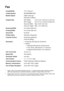 Page 216
S - 3   SPECIFICATIONS
Fax 
Compatibility ITU-T Group 3
Coding System MH/MR/MMR/JBIG
Modem Speed 33600-2400 bps
Automatic Fallback
Original Size ADF Width:  5.8 to 8.5 (148 mm to 216 mm)
ADF  Height:  5.8 to 14.0 (148 mm to 356 mm)
Scanner Width:  Max. 8.48 (212 mm)
Scanner Height:  Max. 14.0 (356 mm)
Scanning Width 8.2 inches (208 mm)
Printing Width 8.2 inches (208 mm)
Gray Scale 64 levels
Polling Types Standard, Sequential 
Contrast Control Automatic/Light/Dark
(manual setting)
Resolution ...