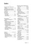 Page 223
INDEX I - 1
Index
A
access codes, storing and 
dialing ................................ 7-7
accessories and supplies  ........ii
ADF (Automatic Document  Feeder) ............................. 6-1
ADF cover  ......................... 12-4
automatic
fax receive ........................ 5-1
fax redial ........................... 6-8
transmission ..................... 6-5
B
Broadcasting ..................... 6-16setting up Groups for ........ 7-4
Brother accessories and supplies  .....ii
Brother numbers...