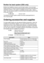 Page 4
ii   
Brother fax back system (USA only)
Brother has installed an easy-to-use fax back system, so you can get 
instant answers to common technical questions and product information for 
all Brother products. This system is available 24 hours a day, 7 days a 
week. You can use the system to received faxed instructions and an index 
of fax back subjects.
The Brother fax back system number has been preprogrammed on 
One-Touch Key  01.
Ordering accessories and supplies 
For best quality results use only...