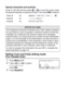 Page 72
4 - 4   GETTING STARTED
Special characters and symbols 
Press , # or 0, and then press   or   to move the cursor under 
the special character or symbol you want. Then press 
Set to select it.
Setting Tone and Pulse dialing mode 
(For Canada only)
1Press Menu, 0, 4.
2Press  or  to select 
Pulse  (or Tone ). 
Press 
Set.
3Press Stop/Exit.
Press  for (space) !  # $ % & ’ ( )   + , - . /
Press 
#for : ; < = > ? @ [ ] ^ _
Press 
0for É À È Ê Î Ç Ë Ö 0
NOTICE (For USA)
The Telephone Consumer Protection Act of...