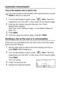 Page 100
6 - 5   SETUP SEND
Automatic transmission
This is the easiest way to send a fax.
1If it is not illuminated in green, press   (Fax). Place the 
original face up in the ADF, or face down on the scanner glass.
2Enter the fax number using the dial pad, One-Touch, 
Speed-Dial or Search.
(See  One-Touch Dialing  on page 7-5 and Speed-Dialing on 
page 7-6.)
3Press Start.
4If you are using the scanner glass, press 2 or Start.
Sending a fax at the end of a conversation
At the end of a conversation you can send a...