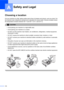 Page 136
120
A
Choosing a locationA
Put your machine on a flat, stable surface that is free of vibration and shocks, such as a desk. Put 
the machine near a telephone wall jack and a standar d AC power outlet. Choose a location where 
the temperature remains between 50 ° F and 95 ° F (10 ° C and 35 ° C).
CAUTION 
• Avoid placing your machine in a high-traffic area.
• Avoid placing your machine on a carpet.
• DO NOT put the machine near heaters, air conditioners, refrigerators, medical equipment, 
chemicals or...