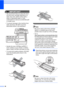 Page 10088
IMPORTANT
• We recommend that you place the drum 
unit and toner cartridge assembly on a 
clean, flat, level, stable surface with a 
sheet of disposable paper or cloth 
underneath it in case you accidentally spill 
or scatter toner.
• To prevent damage to the machine from 
static electricity, DO NOT touch the 
electrodes shown in the illustration.
 
• Handle the toner cartridge carefully. If 
toner scatters on your hands or clothes, 
wipe or wash it off with cold water at once.
• To avoid print...