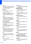 Page 248
236
Manual faxWhen you lift the handset of your external 
telephone so you can hear the receiving 
fax machine answer before you press 
Start  to begin transmission.
Menu mode Programming mode for changing your 
machine’s settings.
OCR (optical character recognition) The bundled ScanSoft™ 
PaperPort™ 11SE with OCR or Presto! 
PageManager software application 
converts an image of text to text you can 
edit.
One Touch Keys on the machine’s control panel 
where you can store numbers for easy 
dialling....