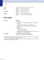 Page 175Chapter E
E - 2
Print media
WeightWithout OPC belt/Toner cartridges: 76.7 lb (34.8 kg)
NoiseOperating:  LWAd = 6.7 bels or less
Standby:  LWAd = 5.4 bels or less
TemperatureOperating: 50°F - 90.5°F (10 - 32.5°C)
Storage:  32°F - 104°F (0 - 40°C)
HumidityOperating:  20 to 80% (without condensation)
Storage:  10 to 90% (without condensation)
Paper Input Paper Tray
■Paper type:
Thin, Plain, Thick, Thicker, Recycled paper or Transparencies1 
■Paper size:
Letter/A4, Legal, Executive, A5, B5, COM10 and DL
For...