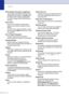 Page 185Chapter F
F - 3
OCR (optical character recognition)
The bundled ScanSoft® OmniPage® (for 
Windows®) and Presto!® PageManager® 
(for Macintosh®) software applications 
convert an image of text to text that you 
can edit. 
One-Touch
Keys on the machine’s control panel 
where you can store numbers for easy 
dialing. 
You can store a second number on each 
key if you press Shift and the One-Touch 
key together.
Out of Paper Reception
Receives faxes into the machine’s 
memory when the machine is out of...