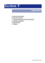 Page 100SECTION V APPENDIXES
Section V
Appendixes
A. Important information
B. Menu and Features
C. Troubleshooting and routine maintenance
D. Optional accessories
E. Specifications
F. Glossary
 