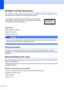 Page 104
94
IEC60825-1+A2:2001 SpecificationA
This machine is a Class 1 laser product as defined in IEC60825-1+A2:2001 specifications. The 
label shown below is attached in countries where required.
Laser DiodeA
Wave length: 780 - 800 nm
Output: 25 mW max.
Laser Class: Class 3B
WARNING 
Use of controls, adjustments or performance of procedures other than those specified in this 
manual may result in hazardous radiation exposure.
 
Disconnect deviceA
This product must be installed near an electrical socket that...