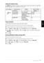 Page 23   Making Copies   17
COPIER
Using the Options Key
The Options key changes the settings for contrast, stack/sort, paper type and paper size options for 
the next copy only. See the explanation below the table.
Copy Contrast
You can adjust copy contrast to make copies darker or lighter.
1Insert the document face up in the ADF, or face down on the glass platen.
2Using the numeric keys, enter the number of copies you want (up to 99).
3Press Options and  or  to select CONTRAST and then press Menu/Set.
4Press...