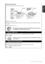 Page 9 
Preparation and Simple Use Guide    
3 
PREPARATION
AND SIMPLE USE
 
Using the Glass Platen
 
To use the glass platen, the ADF must be empty.
Lift the document cover.
Using the document guidelines on the left, centre the document FACE DOWN on the glass 
platen.
Close the document cover.
 
If the document is a book or is thick, do not slam the cover or press on 
it, as damage to the glass platen may result.
 
3 Making a Single copy 
Insert the document 
 
face up
 
 in the ADF, or 
 
face down
 
 on the...