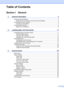 Page 5iii
Table of Contents
Section I General
1 General information 2
Using the documentation ....................................................................................... 2
Symbols and conventions used in the documentation .................................... 2
Accessing the User’s Guides................................................................................. 3
Viewing documentation ................................................................................... 3
Control panel overview...