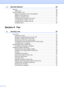 Page 6iv
4 Security features 28
Security ................................................................................................................ 28
Setting lock .................................................................................................... 28
Secure Function Lock ..........................................................................................29
Setting the password for the administrator  ................................................... 30
Setting up the Public...