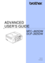 Page 1ADVANCED 
USER’S GUIDE
MFC-J825DW
DCP-J925DW
 
Version A
UK/IRE/GEN
 