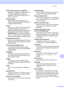 Page 71Glossary65
B
OCR (optical character recognition)ScanSoft™ PaperPort™12SE with OCR 
or Presto! PageManager software 
application converts an image of text to 
text you can edit. 
Overseas Mode Makes temporary changes to the fax 
tones to accommodate noise and static on 
overseas telephone lines.
Pause Allows you to place a 3.5 second delay in 
the dialling sequence while you are 
dialling using the dial pad or while you are 
storing Speed Dial numbers. Press the 
Redial/Pause  key on the control panel or...