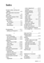 Page 191INDEX   I - 1
Index
A
Access codes, storing and 
dialling ............................... 5-5
ADF (automatic document  feeder) ............................... 1-6
ADF cover  ......................... 12-5
Answering machine (TAD) ......A-5 connecting ........................A-6
Automatic fax receive  ........................ 4-1Fax Detect  ..................... 4-4
fax redial ........................... 3-2
transmission ..................... 3-5
B
Broadcasting ..................... 3-11 setting up Groups...