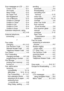 Page 192I - 2   INDEX
Error messages on LCD  .......12-1
Comm. Error  .................. 12-1
Ink Empty ....................... 12-2
Near Empty .................... 12-2
No Paper Fed  ................ 12-2
Not Registered ................. 3-2
Out of Memory  ............... 12-3
Unable to Change .......... 12-4
Unable to Clean  ............. 12-4
Unable to Init.  ................ 12-4
Unable to Print  ............... 12-4
Unable to Scan  .............. 12-4
Extension telephone, using...