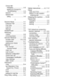 Page 194I - 4   INDEX
Group dial
changing ....................... 5-2
setting up Groups for Broadcasting ............... 5-3
Search ............................. 3-2
Speed-Dial using ............................. 3-2
R
Receive Mode  .................... 4-1
External TAD  ................... 4-1
Fax Only  .......................... 4-1
Fax/Tel ............................. 4-1
Manual ............................. 4-1
Redial/Pause ...................... 3-2
Reducing
copies .............................. 8-6...