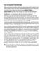 Page 381 - 19   INTRODUCTION
Fax tones and handshake
When someone is sending a fax, the machine sends fax calling tones 
(CNG tones). These are quiet, intermittent beeps every 4-seconds. 
You’ll hear them after you dial and press 
Mono Start or 
Colour Start and they will continue for about 60 seconds after 
dialling. During that time, the sending machine must begin the 
“handshake”, or connection, with the receiving machine.
Each time you use automatic procedures to send a fax, you are 
sending CNG tones over...