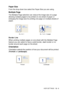 Page 178PRINTER DRIVER SETTINGS   12 - 3
Paper Size
From the drop-down box select the Paper Size you are using.
Multiple  Pa ge
The Multiple Page selection can reduce the image size of a page 
allowing multiple pages to be printed on one sheet of paper or 
enlarging t he image size for printing one page on multiple sheet s of 
paper. 
Border Line
When printing multiple pages on one sheet  wit h the Multiple Page 
feature you can select to have a solid border,  dash border or no 
border around each page on the...