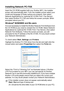 Page 34220 - 4   BROTHER NETWORK PC-FAX SOFTWARE
Installing Network PC-FAX
Insert the CD-ROM supplied with your Brother MFC, the installer 
screen will automatically start. From the installer screen select  your 
model and language (if t hese options are present), then select 
Network Applications for (optional NC-9100h Print  / Fax Server), 
then select Brother PC-FAX and follow the screen prompts. When 
prompted reboot your PC.
Windows® 95/98/98SE and Me users
It is now necessary to install the Brother Network...