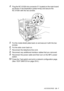 Page 396OPTIONAL ACCESSORIES   23 - 7
4Plug the NC-9100h into connector P1 located on the main board 
as shown in the illustration (press firmly) and secure the 
NC-9100h wit h the two screws.
5Put the metal shield plate back on and secure it with t he two 
screws.
6Put the side cover back on.
7Reconnect  the telephone line cord.
8Reconnect  any additional int erface cables that you removed.
9Reconnect  the power cable and then t urn on the MFC power 
switch. 
10Press the Test switch and print a network...